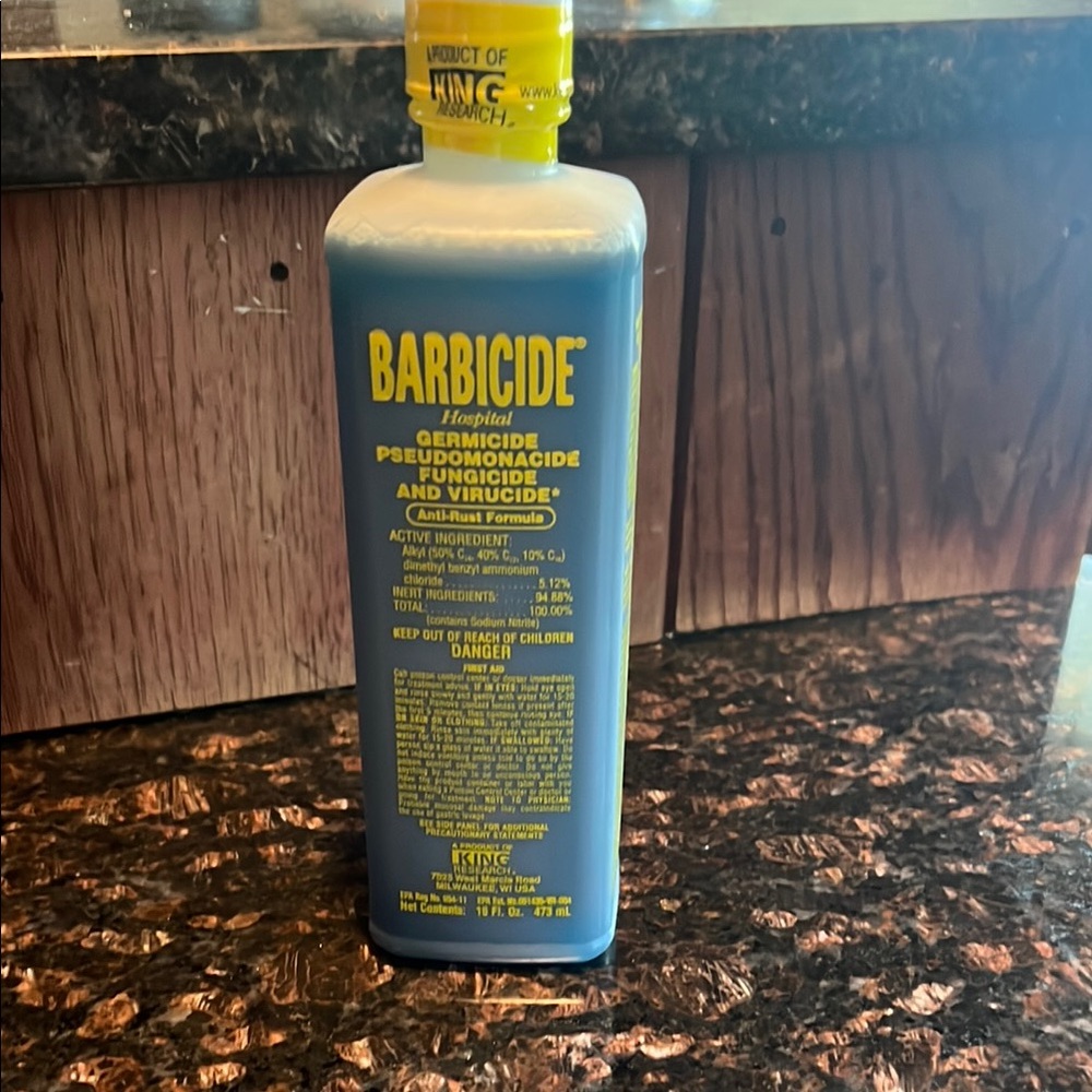 Blue Disinfectant Solution
